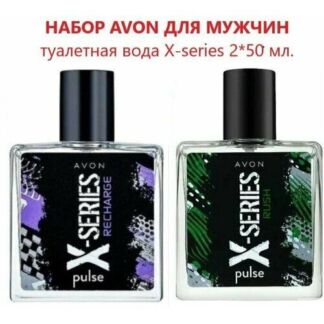 Набор Avon для мужчин туалетная вода x series recharge 50 мл+ X-Series Puls
