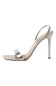 Кожаные босоножки Ribbon Gianvito Rossi G32088.15RIC.METARGE фото 4