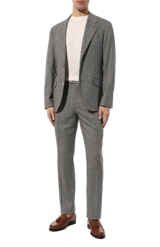 Шерстяной костюм Brunello Cucinelli MQ423LDWH фото 1