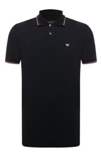 Хлопковое поло Emporio Armani