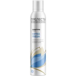 Прелесть Professional сухой шампунь EXTRA FRESH с нейтральным ароматом, 200
