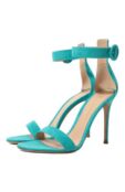Кожаные босоножки Portofino 105 Gianvito Rossi G61096.15RIC.CAMHYDR фото 1