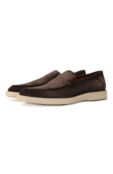 Замшевые лоферы Detroit Santoni MGDG17824TICBSH6 фото 1