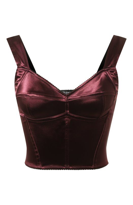 Атласный топ Dolce & Gabbana F7W98T/GDCDC фото 1