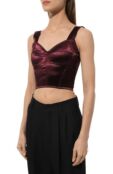 Атласный топ Dolce & Gabbana F7W98T/GDCDC фото 3
