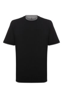 Хлопковая футболка Brunello Cucinelli