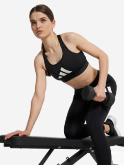 Спортивный топ бра adidas, Черный