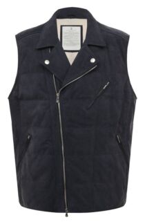Жилет из нубука Brunello Cucinelli