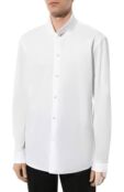 Хлопковая сорочка Balmain YH0HS105CC52 фото 3