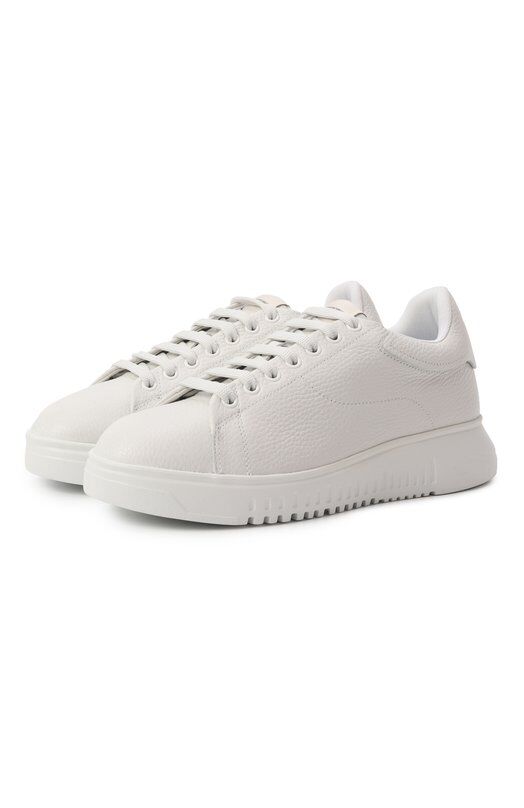 Кожаные кеды Emporio Armani X3X024/XF768 фото 1