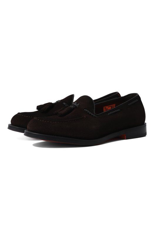 Замшевые лоферы Hill Santoni MCHG18101PC6SSG5 фото 1