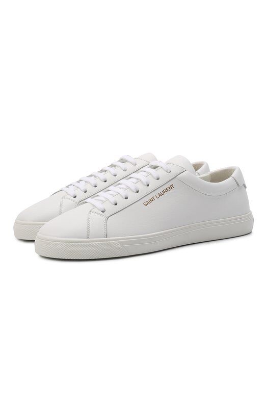 Кожаные кеды Andy Saint Laurent 606831/0M500 фото 1