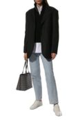 Кожаные кеды Andy Saint Laurent 606831/0M500 фото 2