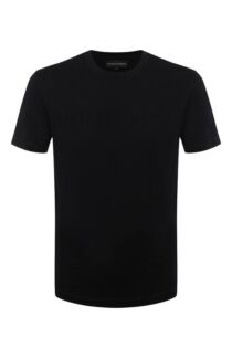 Хлопковая футболка Emporio Armani
