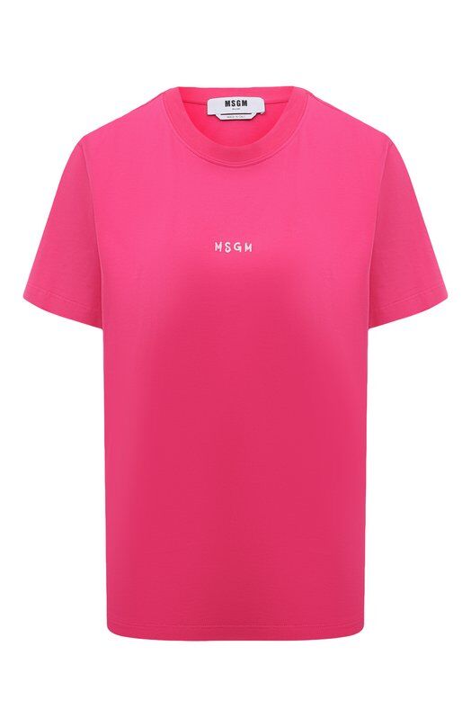 Хлопковая футболка MSGM 3641MDM550/247002 фото 1