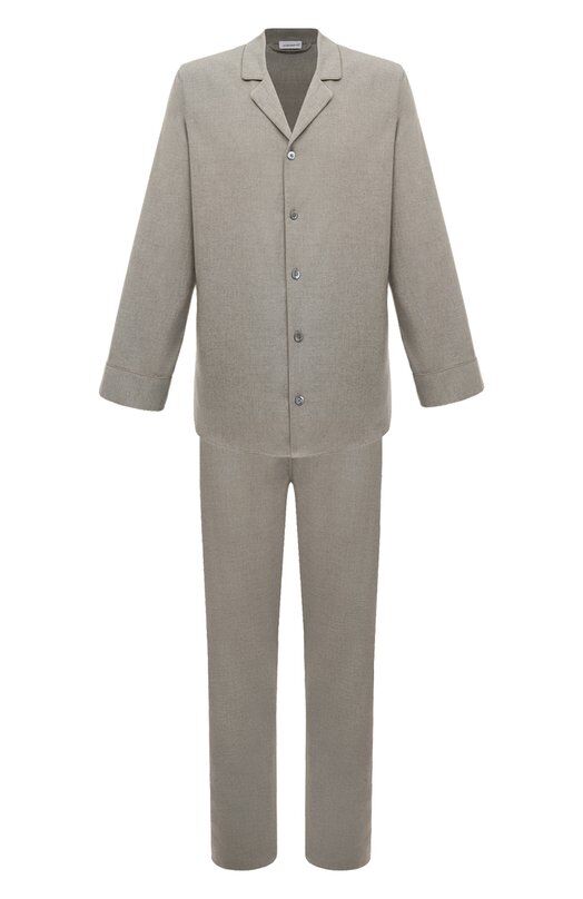 Пижама из хлопка и шерсти Zimmerli 4600-21001 фото 1