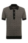 Поло из шерсти и льна Balmain CH1GB020/KB03 фото 1