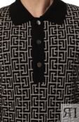 Поло из шерсти и льна Balmain CH1GB020/KB03 фото 5