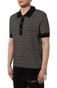 Поло из шерсти и льна Balmain CH1GB020/KB03 фото 3
