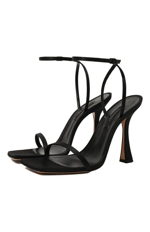 Текстильные босоножки Casadei 1L193X1001SATIN9000 фото 1