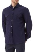 Хлопковая рубашка Brunello Cucinelli ME854B2268 фото 3