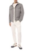 Хлопковые джоггеры Brunello Cucinelli M0T353263G фото 2