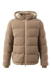 Кашемировый пуховик Brunello Cucinelli