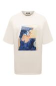 Хлопковая футболка MSGM 3646MM02/247298 фото 1
