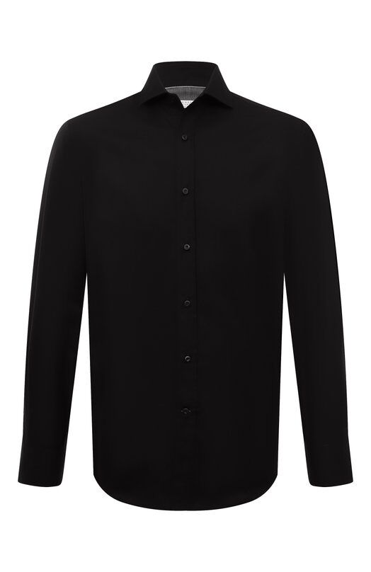 Хлопковая рубашка Brunello Cucinelli MW6040028 фото 1
