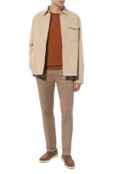 Хлопковые брюки Brunello Cucinelli M289LB1770 фото 2