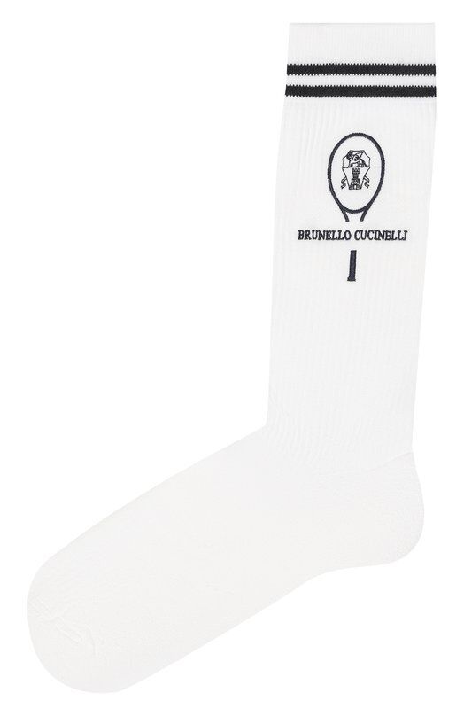 Хлопковые носки Brunello Cucinelli MCS93585T фото 1
