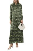 Атласное платье Kiton D47H321K0978C_D47T321K0978C_D47Z321K0978C фото 2