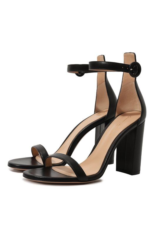 Кожаные босоножки Gaeta Gianvito Rossi G61712.95RIC.NAPNER0 фото 1