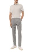 Брюки из хлопка и шерсти Brunello Cucinelli MS484B2299 фото 2