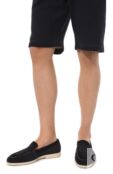 Замшевые лоферы Malibu Santoni MGAG18777TICSSG5U59 фото 3