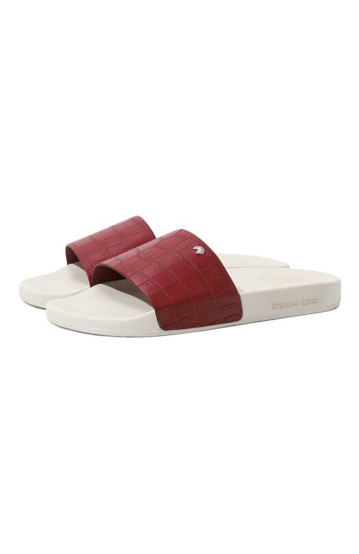 Шлепанцы из кожи крокодила Stefano Ricci UG31_G759/CS/R002 фото 1