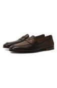 Кожаные пенни-лоферы Carlos Santoni MCNG18837SA4SSG8T50 фото 1