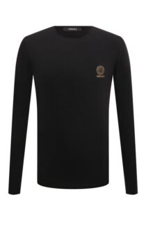 Хлопковый лонгслив Versace