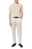 Брюки изо льна и хлопка Brunello Cucinelli M291DB2285 фото 2