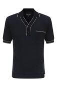 Поло из вискозы и шерсти Giorgio Armani 3DSF60/SJNLZ фото 1