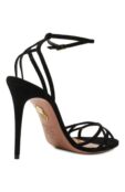 Замшевые босоножки All I Want 105 Aquazzura AIWHIGS0-SUE-000 фото 5