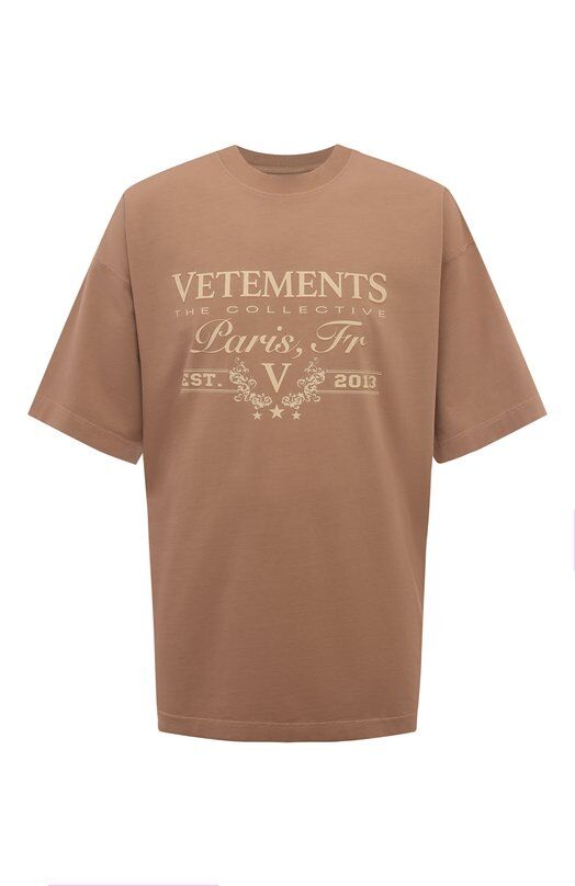 Хлопковая футболка VETEMENTS UE64TR1900 фото 1