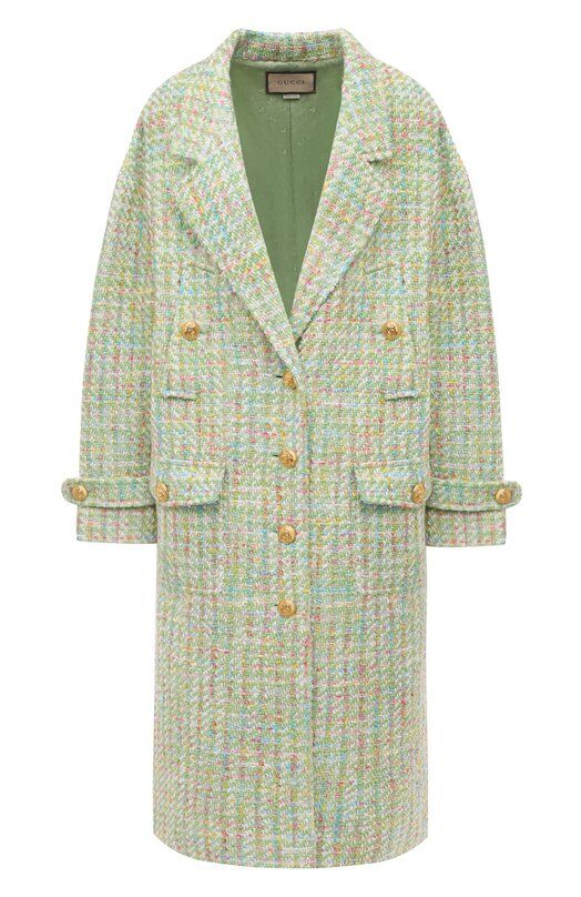 Пальто из шерсти и вискозы Gucci 750978/ZAMMF фото 1