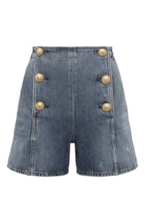 Джинсовые шорты Balmain