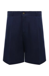 Шорты изо льна и хлопка Brunello Cucinelli