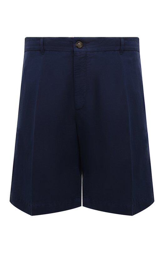 Шорты изо льна и хлопка Brunello Cucinelli M291DU0010 фото 1