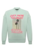Хлопковый свитшот Palm Angels PMBA026S24FLE003 фото 1