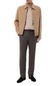 Поло из хлопка и льна Zegna UD372A7/D727 фото 2