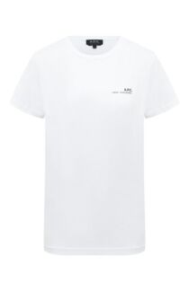 Хлопковая футболка A.P.C.