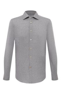Хлопковая рубашка Kiton